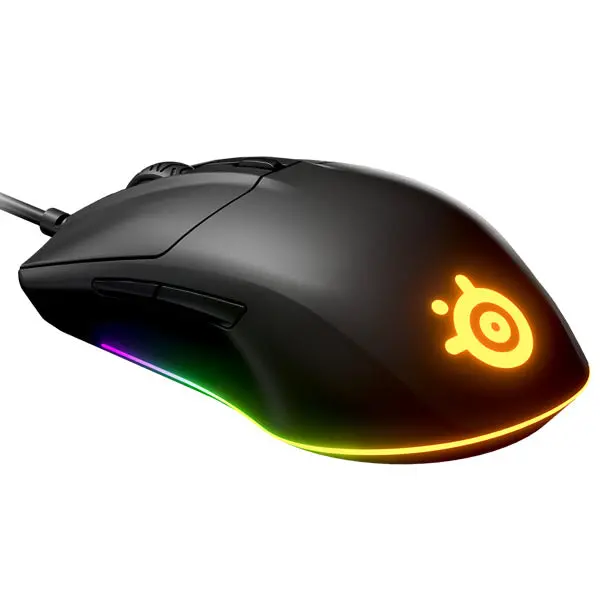 Steelseries 62513 Rival 3 Wired With Truemove Sensor And Prism Lighting Gaming Mouse  - Onyx Black 1