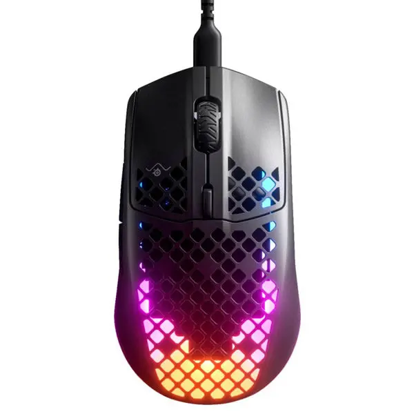 Steelseries 62611 Aerox 3 Wired Ultra Lightweight Super-Fast Mouse With Aquabarrier™ - Onyx 1