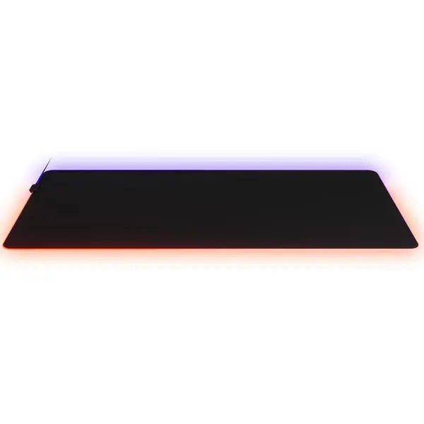 Steelseries 63511 Qck Prism 3Xl Micro Woven Cloth Mousepad With Game-Enhancing Illumination - Black 2