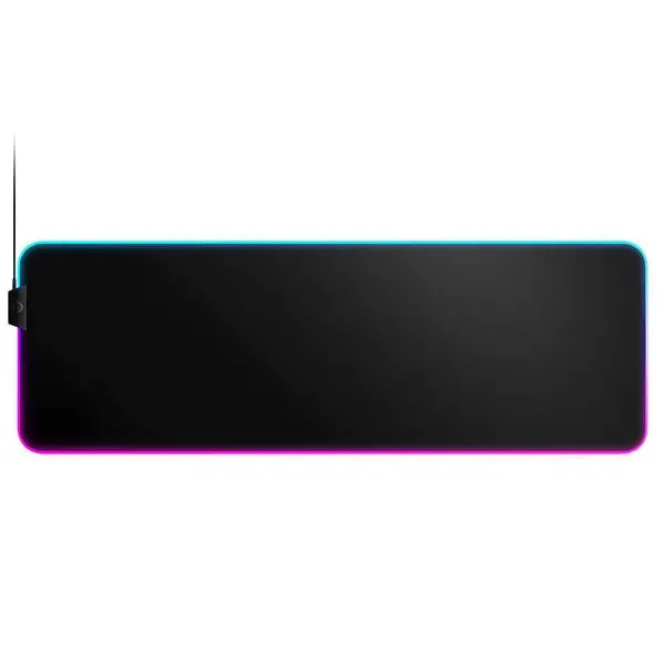 Steelseries 63826 Qck Prism Xl Micro Voven Cloth Series Rgb Gaming Mousepad - Black 1