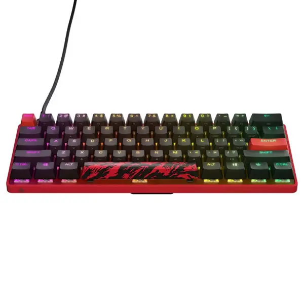 Steelseries 64853 Apex 9 Mini Us Optical Switch Tkl Gaming Keyboard In 60% Form Factor Gaming Keyboard Faze Clan Edition 1