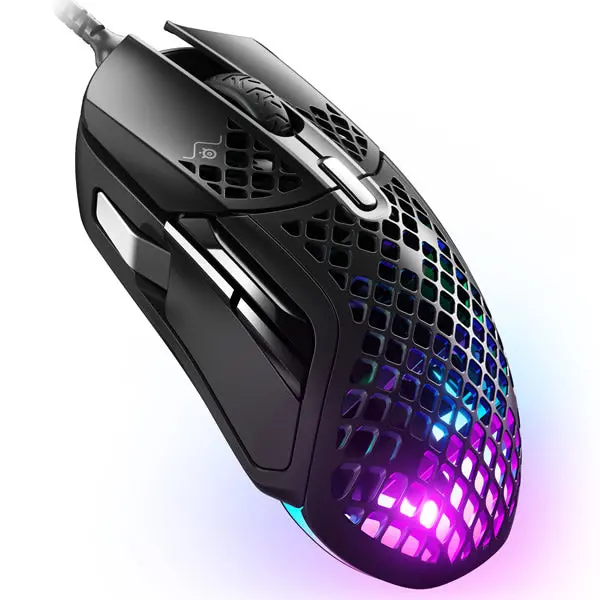 Steelseries Aerox 5 Wired Wired Ultra Lightweight Super-Fast Mouse With Aquabarrier™ - Black 1