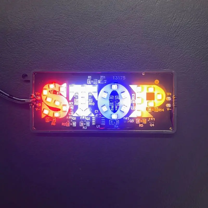 Stop Light 12V Dc | Multicolor Led Signal Indicator For Bikes, Cars, Diy Projects & Robotics 2