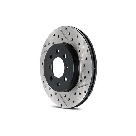 Stoptech Drilled & Slotted Rear Rotors 2004-2008 Acura Tl / 2003-2009 Honda Element (Left) 1