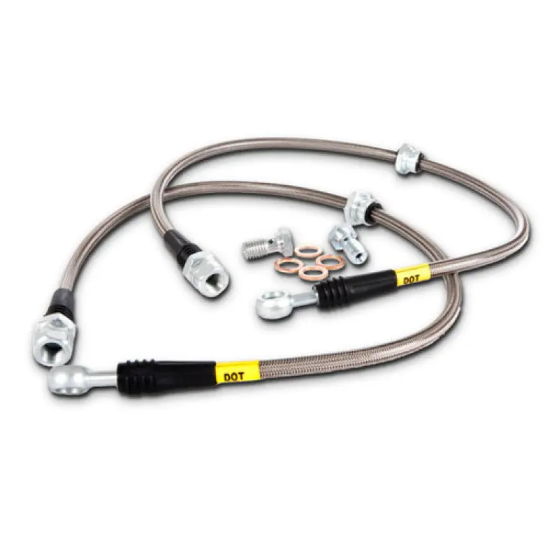 Stoptech Rear Stainless Brake Lines 2010-2019 Lexus Gx460 / 2003-2009 Gx470 / 1998-2007 Lx470 / 2003-2020 Toyota 4Runner / 2007-2014 Fj Cruiser / 1998-2007 Land Cruiser 1
