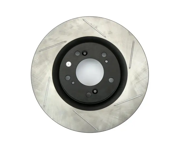 Stoptech Slotted Front Rotors 2000-2009 Honda S2000 (Right) 1
