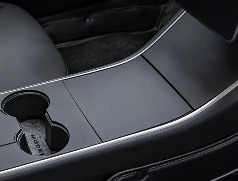 Tesla Model 3 Pre-Facelift Matte Black Interior Trim Sticker By Form (2017-2020) 1