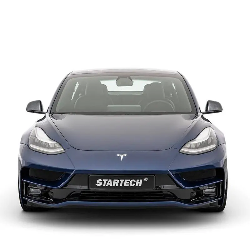 Tesla Model 3 Replacement Front Bumper By Startech (2018+) 1