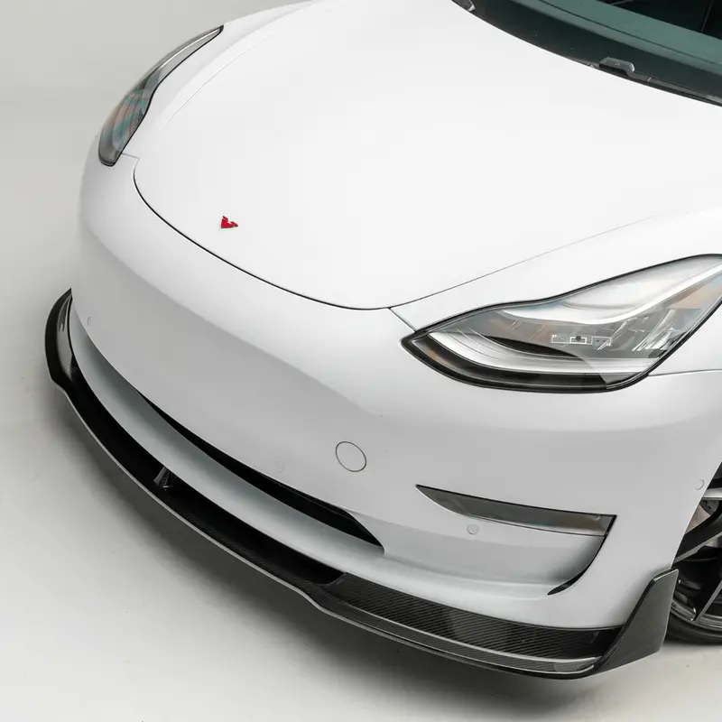 Tesla Model 3 Volta Aero Front Spoiler By Vorsteiner 1