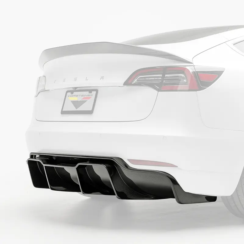 Tesla Model 3 Volta Aero Rear Diffuser By Vorsteiner 2