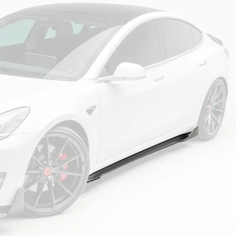 Tesla Model 3 Volta Aero Side Skirt By Vorsteiner 2