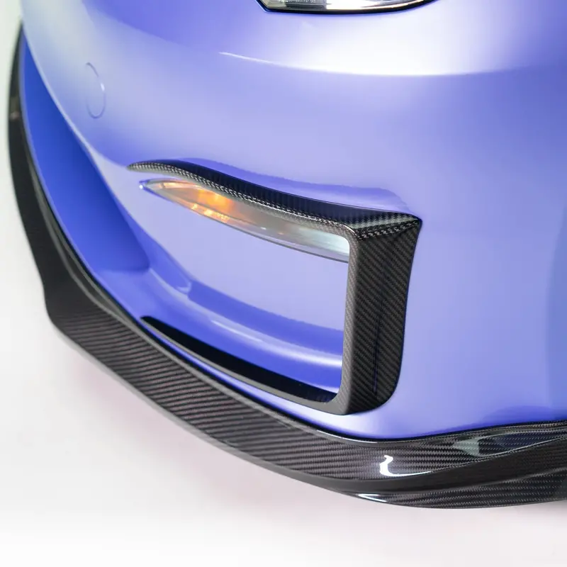 Tesla Model S Plaid Vrs  Add-On Aero Bumper Flares Carbon Fiber By Vorsteiner 1