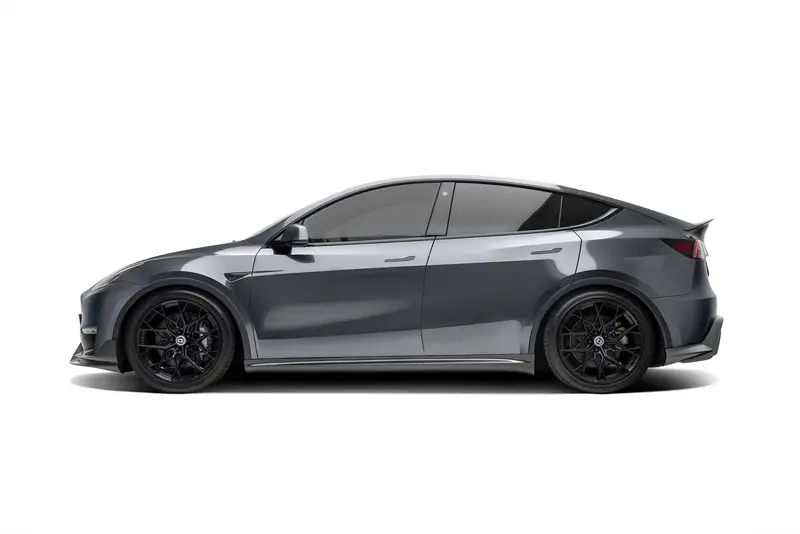 Tesla Model Y Pre-Preg Carbon Fibre Side Skirts By Adro (2020+) 2