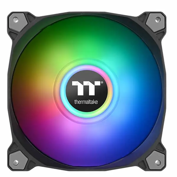 Thermaltake | Pure Duo 14 | Argb Sync Radiator Fan 2 Pack - Black 2