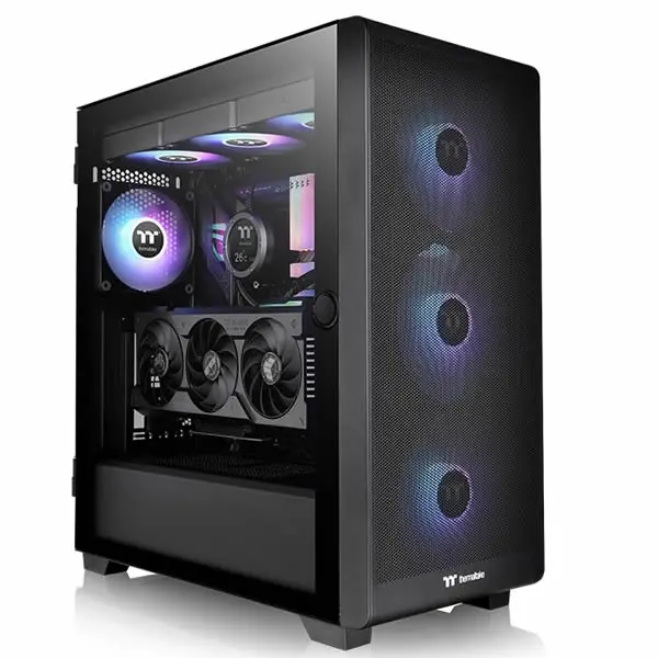 Thermaltake S250 Tg Argb Black Mid Tower Chassis 1