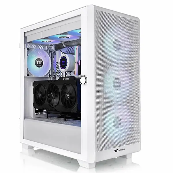 Thermaltake S250 Tg Argb Snow Mid Tower Chassis 1