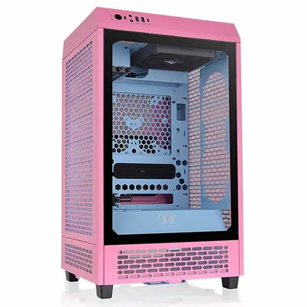 Thermaltake Tower 200 Bubble Pink Mini Chassis 1