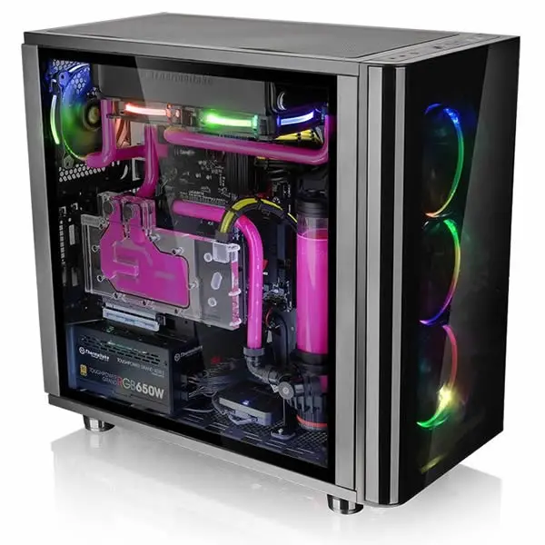 Thermaltake | View 31 | Rgb Mid Tower With Tempered Glass Side Panel - Black 1