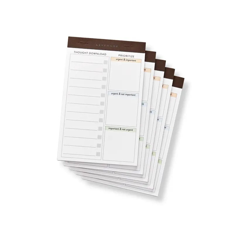 Think And Plan Priority Manager Freeleaf Pad (Set Of 5) 2