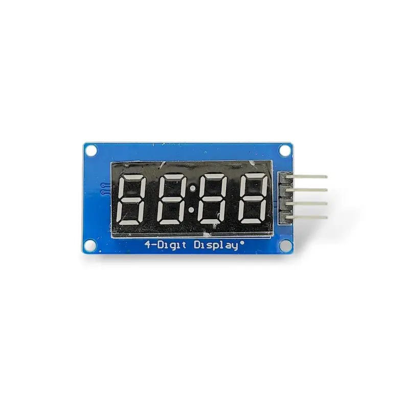 Tm1637 4 Digit 7 Segment Led Display Module | Digital Tube Display For Arduino, Esp32 & Diy Electronics Projects 2
