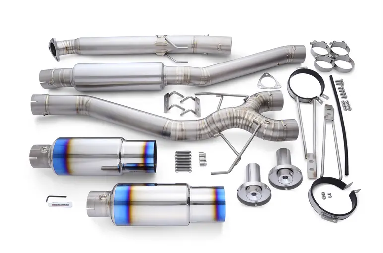 Tomei Expreme Ti Full Titanium Muffler Type D Dual 2023-2024 Honda Civic Type R (Fl5) 1