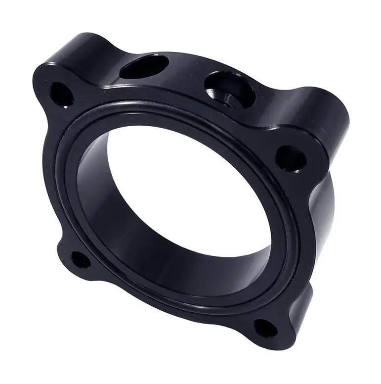 Torque Solution Throttle Body Spacer 2015+ Ford Mustang Ecoboost Turbo 1