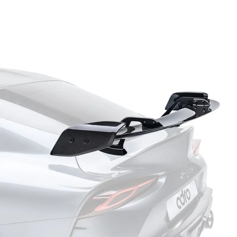 Toyota Gr Supra A90 Mk5 Pre-Preg Carbon Fibre Swan Neck At-R2 Rear Wing By Adro (2019+) 1