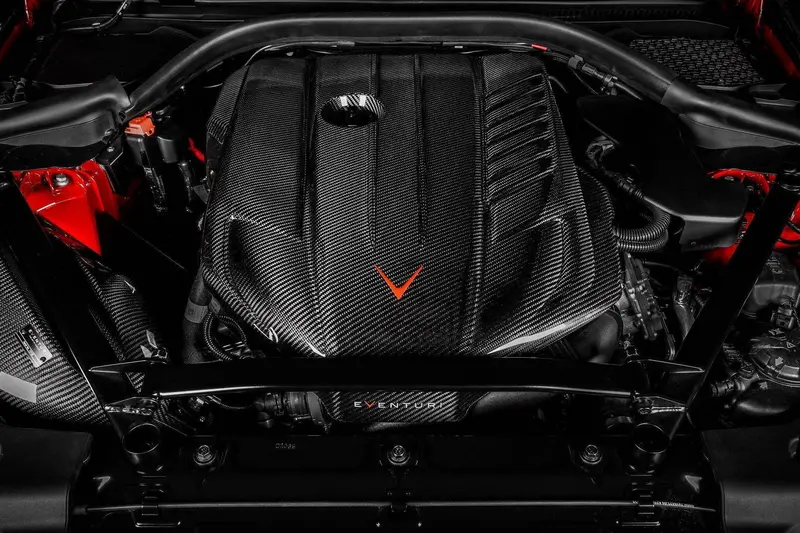 Toyota Gr Supra Mk5 Eventuri Carbon Fibre Engine Cover 2