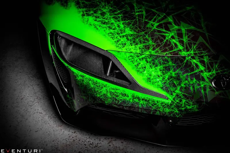 Toyota Gr Supra Mk5 Eventuri Carbon Fibre Headlight Race Duct 2