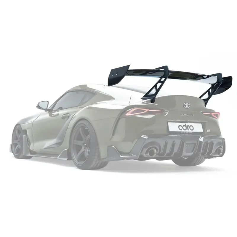 Toyota Gr Supra Mk5 Pre-Preg Carbon Fibre At-P1 Swan Neck Rear Wing By Adro (2019+) 1