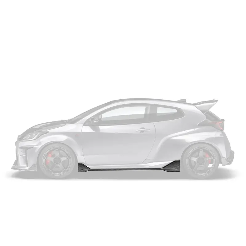 Toyota Gr Yaris (Gen 1 & 2) Carbon Fibre Side Skirts By Adro 1