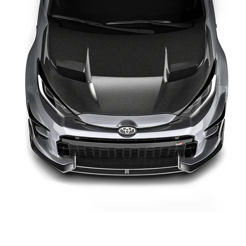 Toyota Gr Yaris (Gen 1 & 2) Pre-Preg Carbon Fibre Front Bonnet By Adro 2