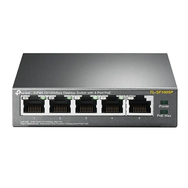 Tp-Link 5-Port 10/100Mbps Desktop Switch With 4-Port Poe 1