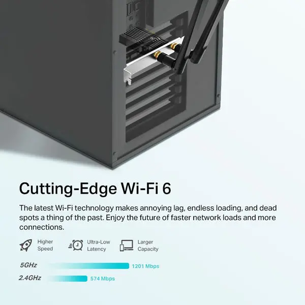 Tp-Link Archer Tx20e | Ax1800 Wi-Fi 6 Bluetooth 5.2 Pcie Adapter 2