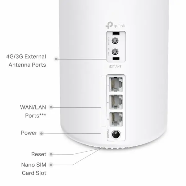 Tp-Link | Deco X10-4G | 4G+ Ax1500 Whole Home Mesh Wifi 6 Gateway - 1 Pack 2