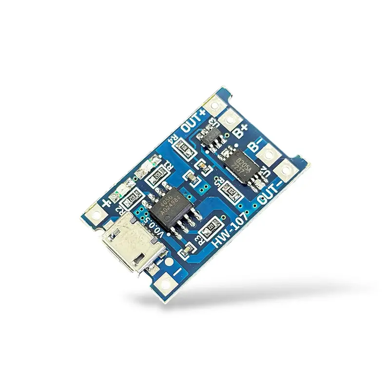 Tp4056 Type-B Micro Usb Lithium Battery Charging Module | 1A 3.7V Li-Ion Charger Board With Protection For Diy Projects 1
