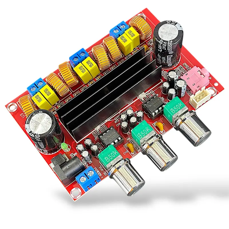 Tpa3116d2 Amplifier Board 2X50w+100W Dc 12V-24V 2.1 Channel Digital Audio Subwoofer Power Amplifier Board 1