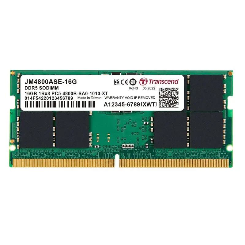 Transcend Jetram 16Gb Ddr5-1800Mhz Jm4800ase-16G For Laptop 1