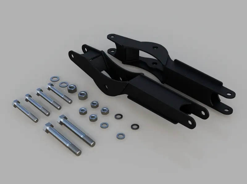 Traxda 2017-2024 Honda Ridgeline 2Wd/4Wd/Awd/ 2016-2022 Pilot/ 2019-2024 Passport/ 2014-2020 Acura Mdx – Rear High Clearance Arms 1