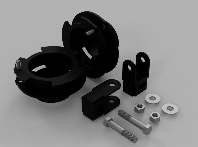 Traxda Front 1.5" Leveling Kit 2014-2026 Dodge Ram 2500 4×4/4×2 / 2013-2026 Dodge Ram 3500 1