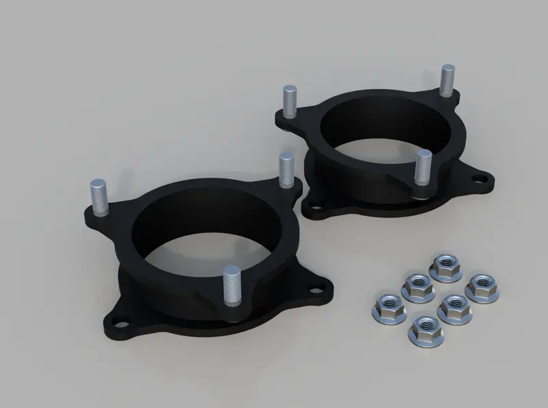 Traxda Leveling Kit 2007-2019 Jeep Compass, Jeep Patriot, Dodge Avenger, Dodge Journey, Misubishi Outlander, Lancer, Delica, Grand Lancer, Eclipse Cross – 1.5″ Front Only 1
