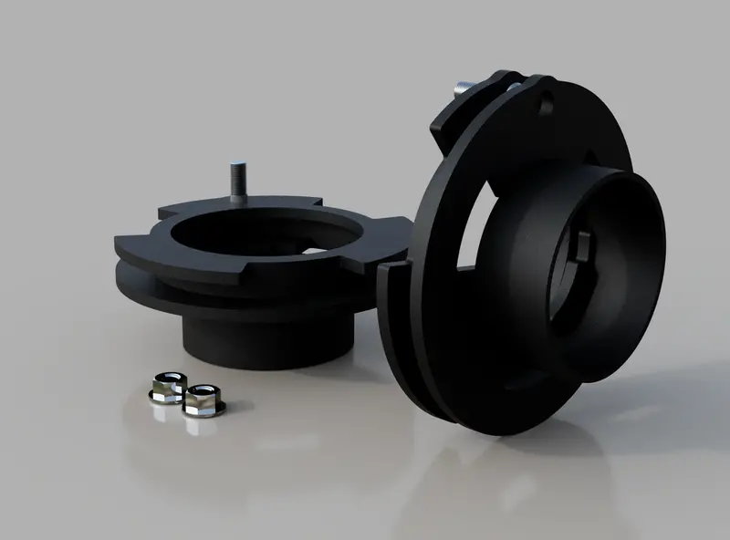 Traxda Leveling Kit 2014-2024 Dodge Ram 2500 4×4/4×2 / 2013-2024 Dodge Ram 3500 - 1" Front 2