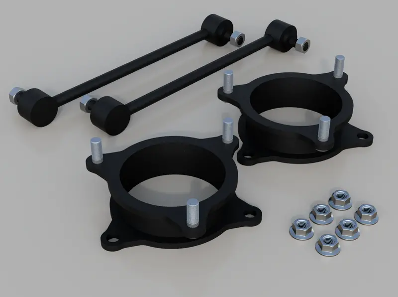Traxda Leveling Kit 2017-2023 Jeep Compass 2Nd Gen / 2015-2022 Renegade / 2016-2022 Fiat 500X – 1.5″ Front Only 1