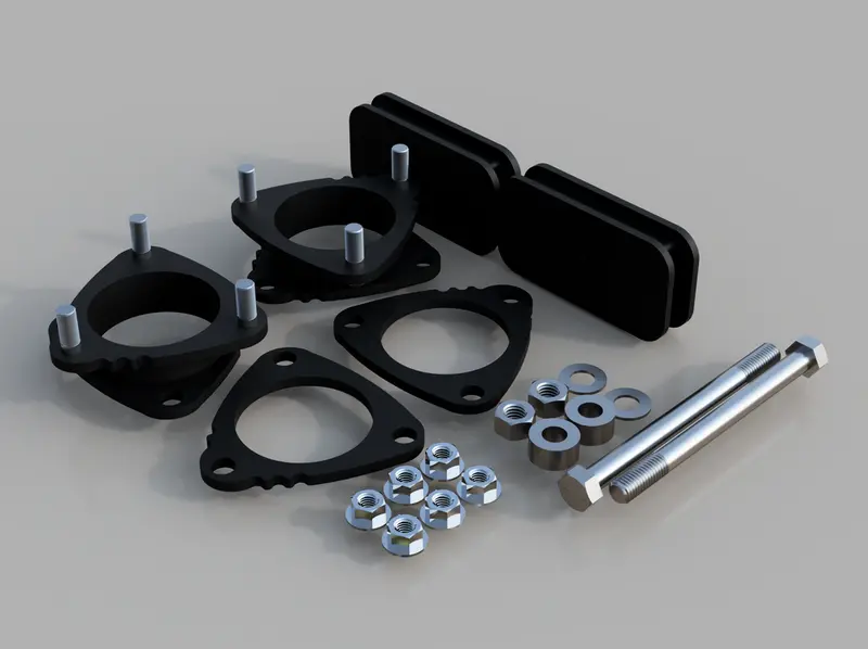 Traxda Lift Kit 2005-2023 Toyota Tacoma 2Wd/Prerunner/4Wd – Front 2.5"-3" / Rear 1″ - 905017 1