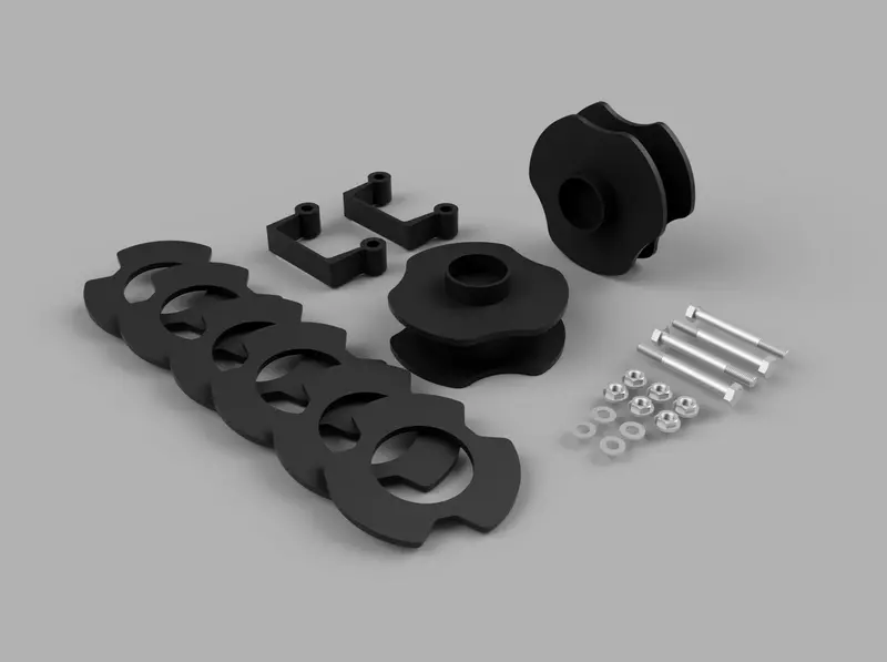 Traxda Lift Kit 2007-2021 Cadillac Escalade / Chevy Avalanche/Tahoe/Suburban / Gmc Yukon (3.5" Front / 2.0" Rear) 1