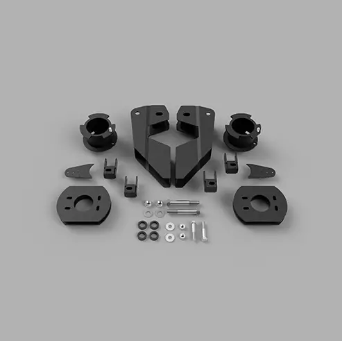 Traxda Lift Kit 2014-2024 Dodge Ram 2500 4X4/4X2 (3.5" Front / 2" Rear) For Air Ride Only 1