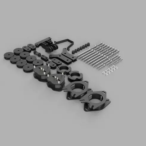 Traxda Lift Kit 2017-2024 Honda Ridgeline / 2016-2022 Pilot / 2019-2024 Passport 2Wd/4Wd/Awd – 3.5″ Front, 3″ Rear Lift Kit 1