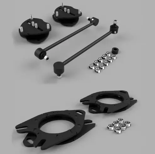 Traxda Lift Kit 2017-2024 Honda Ridgeline 2Wd/4Wd/Awd / 2016-2022 Pilot / 2019-2024 Passport / 2014-2020 Acura Mdx (2″ Front / 2″ Rear) 1