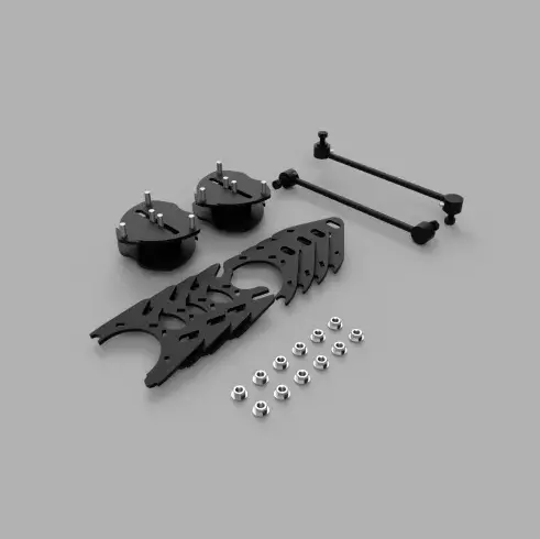 Traxda Lift Kit 2017-2024 Honda Ridgeline 2Wd/4Wd/Awd/ 2016-2022 Pilot/ 2019-2024 Passport (2″ Front / 1″ Rear) 1