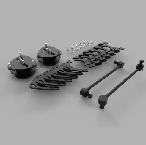 Traxda Lift Kit 2017-2024 Honda Ridgeline 2Wd/4Wd/Awd/ 2016-2024 Pilot/ 2019-2024 Passport – 2″ Front 1.5″ Rear Lift Kit 1